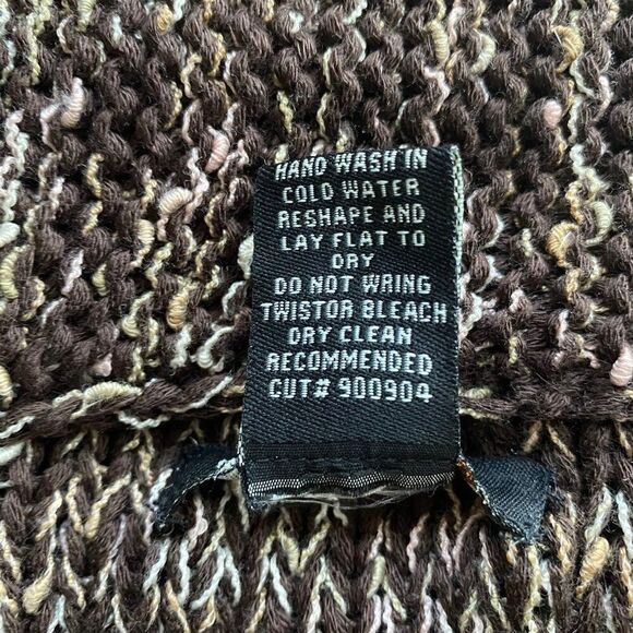 BCBG MaxArzria Brown Open Front Cardigan Sweater SZ XL - Picture 11 of 12